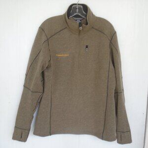 Kuhl Mens 1/4 Zip Fleece Pullover Jacket Size L Gray